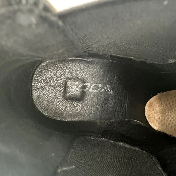 Soda Black Chunky Chelsea Combat Boots Lug Sole Pull On Ankle Boots | Size 9 - Picture 9 of 9